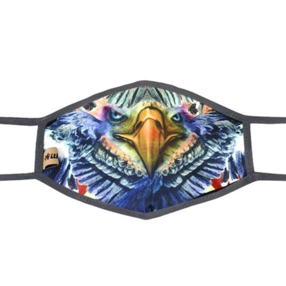Made In USA  Washable Breathable Eagle Face Mask - Picture 7 of 7